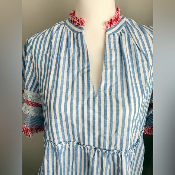 NWT TUCKERNUCK  Savannah Stripe Crawford Dress Size M - Picture 9 of 11